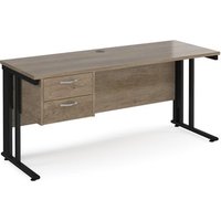 Click to view product details and reviews for Maestro 25 Straight Desk 1600mm X 600mm With 2 Drawer Pedestal Black Cable Managed Leg Frame Leg Nebraska Oak Top. Click to view product details and reviews for Maestro 25 Straight Desk 1600mm X 600mm With 2 Drawer Pedestal Black Cable Managed Leg Frame Leg Nebraska Oak Top.