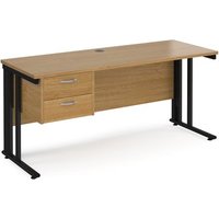 Click to view product details and reviews for Office Desk Rectangular Desk 1600mm With Pedestal Oak Top With Black Frame 600mm Depth Maestro 25 Mcm616p2ko. Click to view product details and reviews for Office Desk Rectangular Desk 1600mm With Pedestal Oak Top With Black Frame 600mm Depth Maestro 25 Mcm616p2ko.