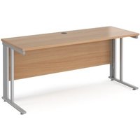 Click to view product details and reviews for Office Desk 1600mm Rectangular Desk With Cable Managed Leg Beech Tops With Silver Frames 600mm Depth Maestro 25. Click to view product details and reviews for Office Desk 1600mm Rectangular Desk With Cable Managed Leg Beech Tops With Silver Frames 600mm Depth Maestro 25.