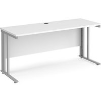 Click to view product details and reviews for Office Desk 1600mm Rectangular Desk With Cable Managed Leg White Tops With Silver Frames 600mm Depth Maestro 25. Click to view product details and reviews for Office Desk 1600mm Rectangular Desk With Cable Managed Leg White Tops With Silver Frames 600mm Depth Maestro 25.