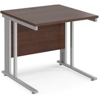Click to view product details and reviews for Office Desk 800mm Rectangular Desk With Cable Managed Leg Walnut Tops With Silver Frames 800mm Depth Maestro 25. Click to view product details and reviews for Office Desk 800mm Rectangular Desk With Cable Managed Leg Walnut Tops With Silver Frames 800mm Depth Maestro 25.