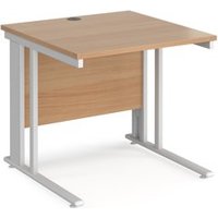 Click to view product details and reviews for Office Desk 800mm Rectangular Desk With Cable Managed Leg Beech Tops With White Frames 800mm Depth Maestro 25. Click to view product details and reviews for Office Desk 800mm Rectangular Desk With Cable Managed Leg Beech Tops With White Frames 800mm Depth Maestro 25.