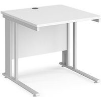 Click to view product details and reviews for Office Desk 800mm Rectangular Desk With Cable Managed Leg White Tops With White Frames 800mm Depth Maestro 25. Click to view product details and reviews for Office Desk 800mm Rectangular Desk With Cable Managed Leg White Tops With White Frames 800mm Depth Maestro 25.