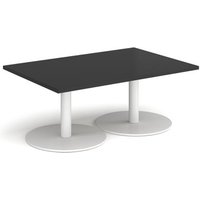 Click to view product details and reviews for Monza Rectangular Coffee Table With Flat Round White Bases 1200mm X 800mm Black. Click to view product details and reviews for Monza Rectangular Coffee Table With Flat Round White Bases 1200mm X 800mm Black.