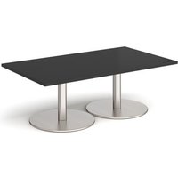 Click to view product details and reviews for Monza Rectangular Coffee Table With Flat Round Brushed Steel Bases 1400mm X 800mm Black. Click to view product details and reviews for Monza Rectangular Coffee Table With Flat Round Brushed Steel Bases 1400mm X 800mm Black.