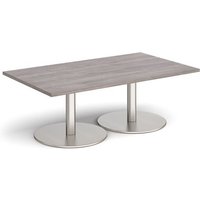 Click to view product details and reviews for Monza Rectangular Coffee Table With Flat Round Brushed Steel Bases 1400mm X 800mm Grey Oak. Click to view product details and reviews for Monza Rectangular Coffee Table With Flat Round Brushed Steel Bases 1400mm X 800mm Grey Oak.
