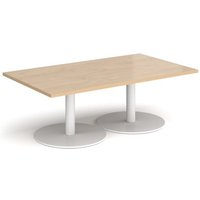 Click to view product details and reviews for Monza Rectangular Coffee Table With Flat Round White Bases 1400mm X 800mm Kendal Oak. Click to view product details and reviews for Monza Rectangular Coffee Table With Flat Round White Bases 1400mm X 800mm Kendal Oak.