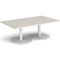 Click to view product details and reviews for Monza Rectangular Coffee Table With Flat Round White Bases 1400mm X 800mm Light Grey. Click to view product details and reviews for Monza Rectangular Coffee Table With Flat Round White Bases 1400mm X 800mm Light Grey.