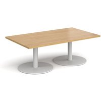 Click to view product details and reviews for Monza Rectangular Coffee Table With Flat Round White Bases 1400mm X 800mm Oak. Click to view product details and reviews for Monza Rectangular Coffee Table With Flat Round White Bases 1400mm X 800mm Oak.