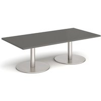 Click to view product details and reviews for Monza Rectangular Coffee Table With Flat Round Brushed Steel Bases 1600mm X 800mm Onyx Grey. Click to view product details and reviews for Monza Rectangular Coffee Table With Flat Round Brushed Steel Bases 1600mm X 800mm Onyx Grey.