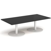 Click to view product details and reviews for Monza Rectangular Coffee Table With Flat Round White Bases 1600mm X 800mm Black. Click to view product details and reviews for Monza Rectangular Coffee Table With Flat Round White Bases 1600mm X 800mm Black.