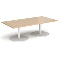 Click to view product details and reviews for Monza Rectangular Coffee Table With Flat Round White Bases 1600mm X 800mm Kendal Oak. Click to view product details and reviews for Monza Rectangular Coffee Table With Flat Round White Bases 1600mm X 800mm Kendal Oak.