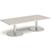Click to view product details and reviews for Monza Rectangular Coffee Table With Flat Round Brushed Steel Bases 1800mm X 800mm Light Grey. Click to view product details and reviews for Monza Rectangular Coffee Table With Flat Round Brushed Steel Bases 1800mm X 800mm Light Grey.