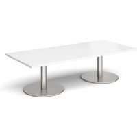 Click to view product details and reviews for Monza Rectangular Coffee Table With Flat Round Brushed Steel Bases 1800mm X 800mm White. Click to view product details and reviews for Monza Rectangular Coffee Table With Flat Round Brushed Steel Bases 1800mm X 800mm White.