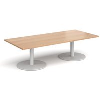 Click to view product details and reviews for Monza Rectangular Coffee Table With Flat Round White Bases 1800mm X 800mm Beech. Click to view product details and reviews for Monza Rectangular Coffee Table With Flat Round White Bases 1800mm X 800mm Beech.