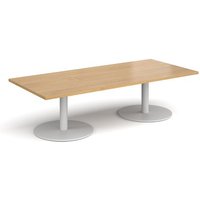 Click to view product details and reviews for Monza Rectangular Coffee Table With Flat Round White Bases 1800mm X 800mm Oak. Click to view product details and reviews for Monza Rectangular Coffee Table With Flat Round White Bases 1800mm X 800mm Oak.