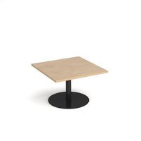 Click to view product details and reviews for Monza Square Coffee Table With Flat Round Black Base 800mm Kendal Oak. Click to view product details and reviews for Monza Square Coffee Table With Flat Round Black Base 800mm Kendal Oak.