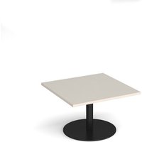 Click to view product details and reviews for Monza Square Coffee Table With Flat Round Black Base 800mm Light Grey. Click to view product details and reviews for Monza Square Coffee Table With Flat Round Black Base 800mm Light Grey.