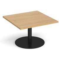 Click to view product details and reviews for Monza Square Coffee Table With Flat Round Black Base 800mm Oak. Click to view product details and reviews for Monza Square Coffee Table With Flat Round Black Base 800mm Oak.