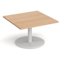 Click to view product details and reviews for Monza Square Coffee Table With Flat Round White Base 800mm Beech. Click to view product details and reviews for Monza Square Coffee Table With Flat Round White Base 800mm Beech.