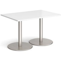 Click to view product details and reviews for Monza Rectangular Dining Table With Flat Round Brushed Steel Bases 1200mm X 800mm White. Click to view product details and reviews for Monza Rectangular Dining Table With Flat Round Brushed Steel Bases 1200mm X 800mm White.