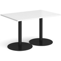 Click to view product details and reviews for Monza Rectangular Dining Table With Flat Round Black Bases 1200mm X 800mm White. Click to view product details and reviews for Monza Rectangular Dining Table With Flat Round Black Bases 1200mm X 800mm White.