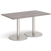 Click to view product details and reviews for Monza Rectangular Dining Table With Flat Round Brushed Steel Bases 1400mm X 800mm Grey Oak. Click to view product details and reviews for Monza Rectangular Dining Table With Flat Round Brushed Steel Bases 1400mm X 800mm Grey Oak.