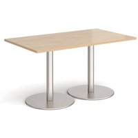 Click to view product details and reviews for Monza Rectangular Dining Table With Flat Round Brushed Steel Bases 1400mm X 800mm Kendal Oak. Click to view product details and reviews for Monza Rectangular Dining Table With Flat Round Brushed Steel Bases 1400mm X 800mm Kendal Oak.