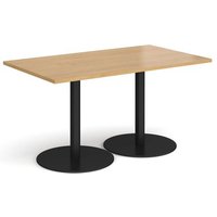 Click to view product details and reviews for Monza Rectangular Dining Table With Flat Round Black Bases 1400mm X 800mm Oak. Click to view product details and reviews for Monza Rectangular Dining Table With Flat Round Black Bases 1400mm X 800mm Oak.