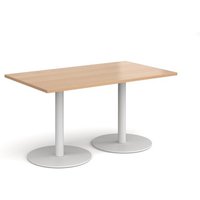Click to view product details and reviews for Monza Rectangular Dining Table With Flat Round White Bases 1400mm X 800mm Beech. Click to view product details and reviews for Monza Rectangular Dining Table With Flat Round White Bases 1400mm X 800mm Beech.