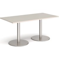 Click to view product details and reviews for Monza Rectangular Dining Table With Flat Round Brushed Steel Bases 1600mm X 800mm Light Grey. Click to view product details and reviews for Monza Rectangular Dining Table With Flat Round Brushed Steel Bases 1600mm X 800mm Light Grey.
