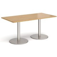 Click to view product details and reviews for Monza Rectangular Dining Table With Flat Round Brushed Steel Bases 1600mm X 800mm Oak. Click to view product details and reviews for Monza Rectangular Dining Table With Flat Round Brushed Steel Bases 1600mm X 800mm Oak.
