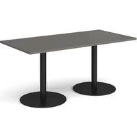 Click to view product details and reviews for Monza Rectangular Dining Table With Flat Round Black Bases 1600mm X 800mm Onyx Grey. Click to view product details and reviews for Monza Rectangular Dining Table With Flat Round Black Bases 1600mm X 800mm Onyx Grey.