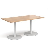 Click to view product details and reviews for Monza Rectangular Dining Table With Flat Round White Bases 1600mm X 800mm Beech. Click to view product details and reviews for Monza Rectangular Dining Table With Flat Round White Bases 1600mm X 800mm Beech.