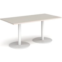Click to view product details and reviews for Monza Rectangular Dining Table With Flat Round White Bases 1600mm X 800mm Light Grey. Click to view product details and reviews for Monza Rectangular Dining Table With Flat Round White Bases 1600mm X 800mm Light Grey.