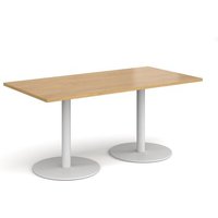 Click to view product details and reviews for Monza Rectangular Dining Table With Flat Round White Bases 1600mm X 800mm Oak. Click to view product details and reviews for Monza Rectangular Dining Table With Flat Round White Bases 1600mm X 800mm Oak.