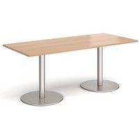 Click to view product details and reviews for Monza Rectangular Dining Table With Flat Round Brushed Steel Bases 1800mm X 800mm Beech. Click to view product details and reviews for Monza Rectangular Dining Table With Flat Round Brushed Steel Bases 1800mm X 800mm Beech.