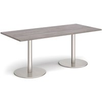 Click to view product details and reviews for Monza Rectangular Dining Table With Flat Round Brushed Steel Bases 1800mm X 800mm Grey Oak. Click to view product details and reviews for Monza Rectangular Dining Table With Flat Round Brushed Steel Bases 1800mm X 800mm Grey Oak.