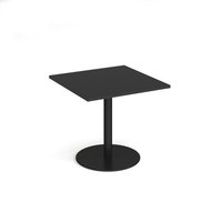 Click to view product details and reviews for Monza Square Dining Table With Flat Round Black Base 800mm Black. Click to view product details and reviews for Monza Square Dining Table With Flat Round Black Base 800mm Black.