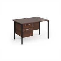 Click to view product details and reviews for Office Desk Rectangular Desk 1200mm With Pedestal Walnut Top With Black Frame 800mm Depth Maestro 25 Mh12p2kw. Click to view product details and reviews for Office Desk Rectangular Desk 1200mm With Pedestal Walnut Top With Black Frame 800mm Depth Maestro 25 Mh12p2kw.
