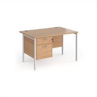 Click to view product details and reviews for Office Desk Rectangular Desk 1200mm With Pedestal Beech Top With White Frame 800mm Depth Maestro 25 Mh12p2whb. Click to view product details and reviews for Office Desk Rectangular Desk 1200mm With Pedestal Beech Top With White Frame 800mm Depth Maestro 25 Mh12p2whb.