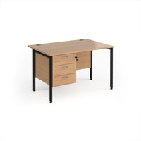 Click to view product details and reviews for Office Desk Rectangular Desk 1200mm With Pedestal Beech Top With Black Frame 800mm Depth Maestro 25 Mh12p3kb. Click to view product details and reviews for Office Desk Rectangular Desk 1200mm With Pedestal Beech Top With Black Frame 800mm Depth Maestro 25 Mh12p3kb.