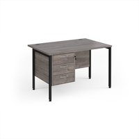 Click to view product details and reviews for Maestro 25 Straight Desk 1200mm X 800mm With 3 Drawer Pedestal Black H Frame Leg Grey Oak Top. Click to view product details and reviews for Maestro 25 Straight Desk 1200mm X 800mm With 3 Drawer Pedestal Black H Frame Leg Grey Oak Top.