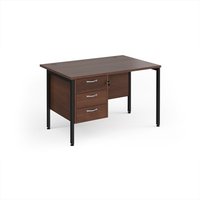 Click to view product details and reviews for Office Desk Rectangular Desk 1200mm With Pedestal Walnut Top With Black Frame 800mm Depth Maestro 25 Mh12p3kw. Click to view product details and reviews for Office Desk Rectangular Desk 1200mm With Pedestal Walnut Top With Black Frame 800mm Depth Maestro 25 Mh12p3kw.