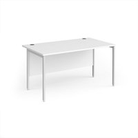 Click to view product details and reviews for Office Desk 1400mm Rectangular Desk With H Frame Leg White Tops With White Frames 800mm Depth Maestro 25. Click to view product details and reviews for Office Desk 1400mm Rectangular Desk With H Frame Leg White Tops With White Frames 800mm Depth Maestro 25.