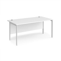 Click to view product details and reviews for Office Desk 1600mm Rectangular Desk With H Frame Leg White Tops With White Frames 800mm Depth Maestro 25. Click to view product details and reviews for Office Desk 1600mm Rectangular Desk With H Frame Leg White Tops With White Frames 800mm Depth Maestro 25.