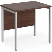 Click to view product details and reviews for Maestro 25 Straight Desk 800mm X 600mm Silver H Frame Leg Walnut Top. Click to view product details and reviews for Maestro 25 Straight Desk 800mm X 600mm Silver H Frame Leg Walnut Top.