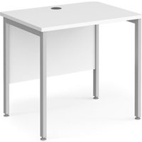 Click to view product details and reviews for Maestro 25 Straight Desk 800mm X 600mm Silver H Frame Leg White Top. Click to view product details and reviews for Maestro 25 Straight Desk 800mm X 600mm Silver H Frame Leg White Top.