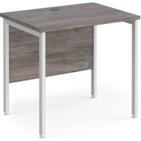 Click to view product details and reviews for Maestro 25 Straight Desk 800mm X 600mm White H Frame Leg Grey Oak Top. Click to view product details and reviews for Maestro 25 Straight Desk 800mm X 600mm White H Frame Leg Grey Oak Top.