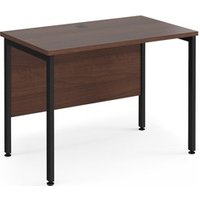 Click to view product details and reviews for Office Desk 1000mm Rectangular Desk With H Frame Leg Walnut Tops With Black Frames 600mm Depth Maestro 25. Click to view product details and reviews for Office Desk 1000mm Rectangular Desk With H Frame Leg Walnut Tops With Black Frames 600mm Depth Maestro 25.